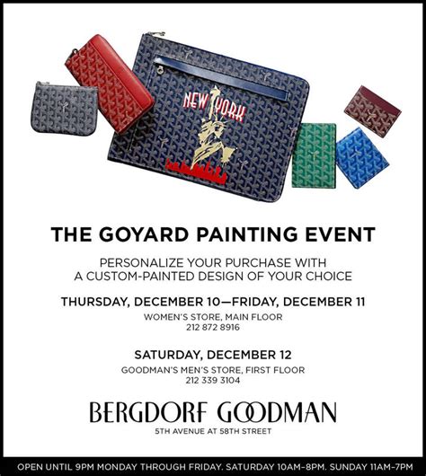 goyard painting service|authentication service goyard.